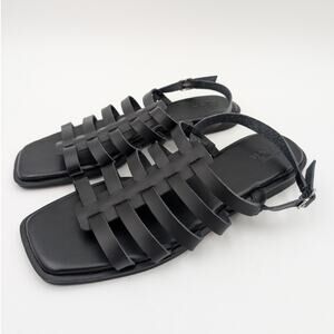 Nordstrom Rack Hugo Flat Sandal Slingback Women’s Black Size US8.5M EU39